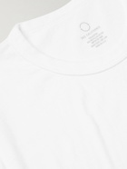 SAVE KHAKI UNITED - Phys Ed Cotton-Jersey T-Shirt - White