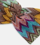 Missoni Zigzag lamé headband