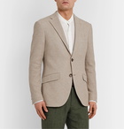 Etro - Cream Slim-Fit Woven Cotton Blazer - Neutrals