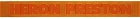 Heron Preston Orange 'Style' Tape Belt