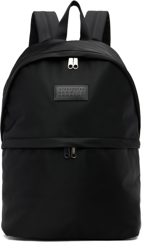 Photo: MM6 Maison Margiela Black Nylon Backpack