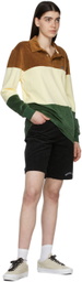 Noon Goons Off-White & Green Cotton Polo