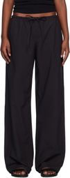 Matteau Black Drawcord Trousers