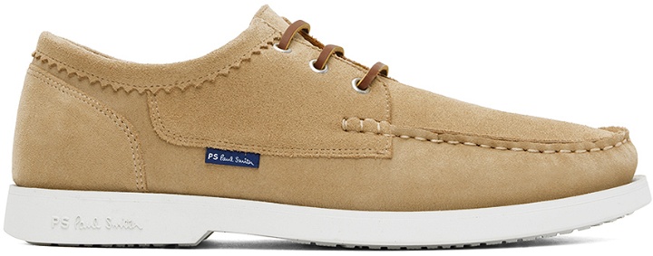 Photo: PS by Paul Smith Beige Pebble Boat Shoes