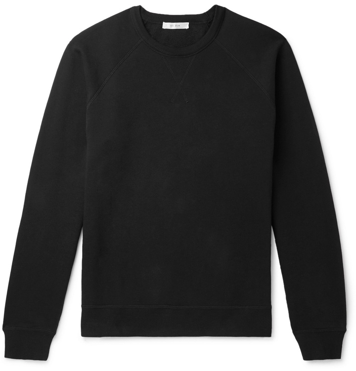 Photo: The Row - Sal Loopback Cotton-Jersey Sweatshirt - Black