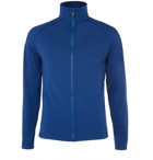 Fusalp - Super Mario Slim-Fit Fleece-Back Jersey Ski Base-Layer Jacket - Blue