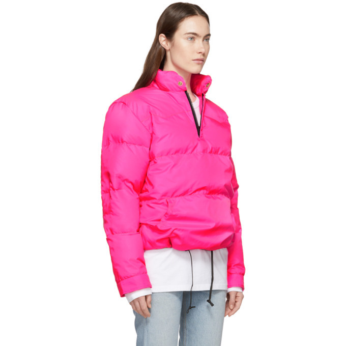 Bianca Chandon Pink Crescent Down Works Edition Down Western Pullover Jacket