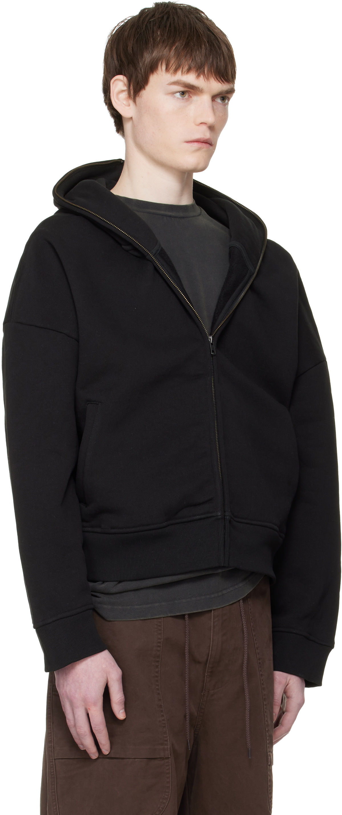 Entire Studios Black Eternal Zip Hoodie Entire Studios