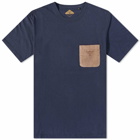 Barbour Men's Beacon Cord Pocket T-Shirt in Navy