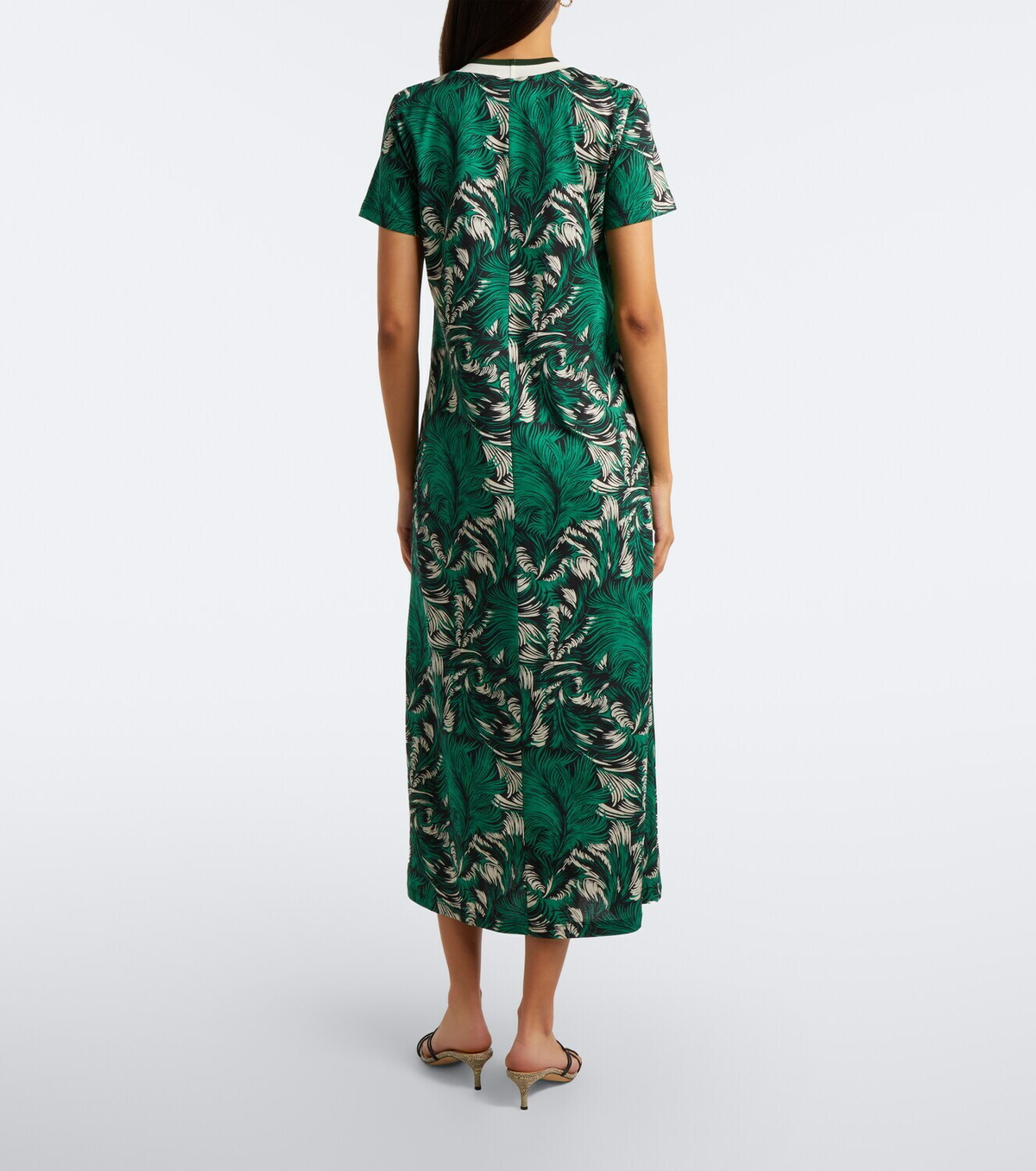La DoubleJ Sporty Swing cotton jersey midi dress