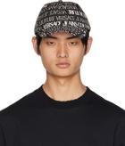 Versace Jeans Couture Black Printed Cap