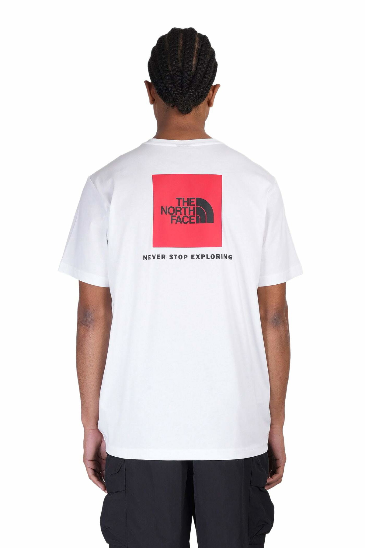 The North Face Ss Box Nse Tee T-shirt In White Cotton The