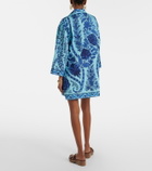 Etro Paisley oversized cotton minidress