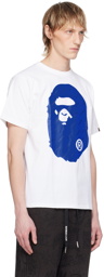 BAPE White Hexagram Big Ape Head T-Shirt