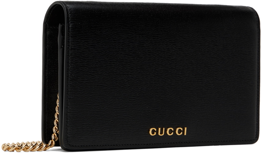 Gucci Black Chain Wallet Script Bag Gucci