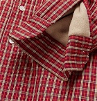 Vetements - Oversized Padded Woven Shirt Jacket - Red