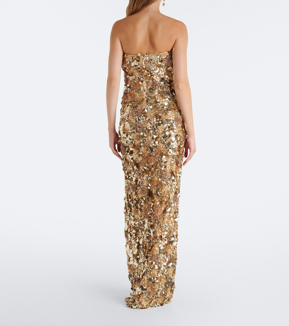 Rachel Gilbert Pepito embellished bustier gown