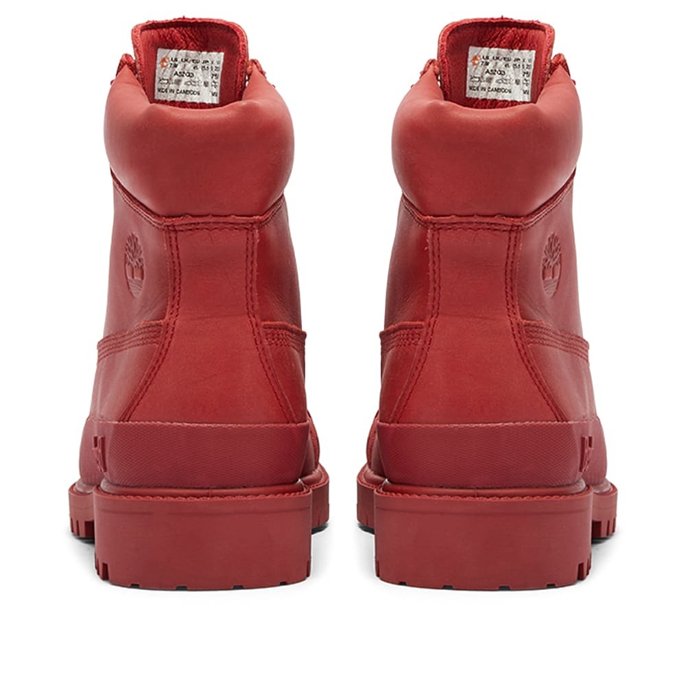 Timberland X Bee Line Premium 6 Waterproof Boot In Red Timberland