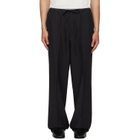 Second/Layer Black Baggy Primo Trousers