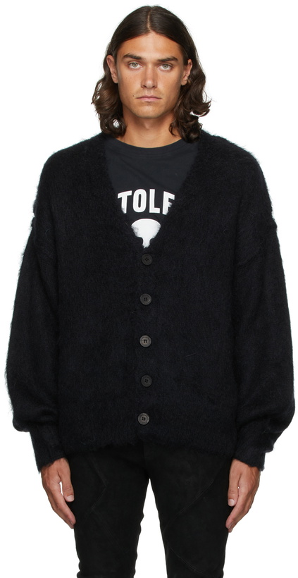 Photo: Stolen Girlfriends Club SSENSE Exclusive Black Home Body Cardigan