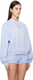 alexanderwang.t Blue Puff Logo Sweatshirt