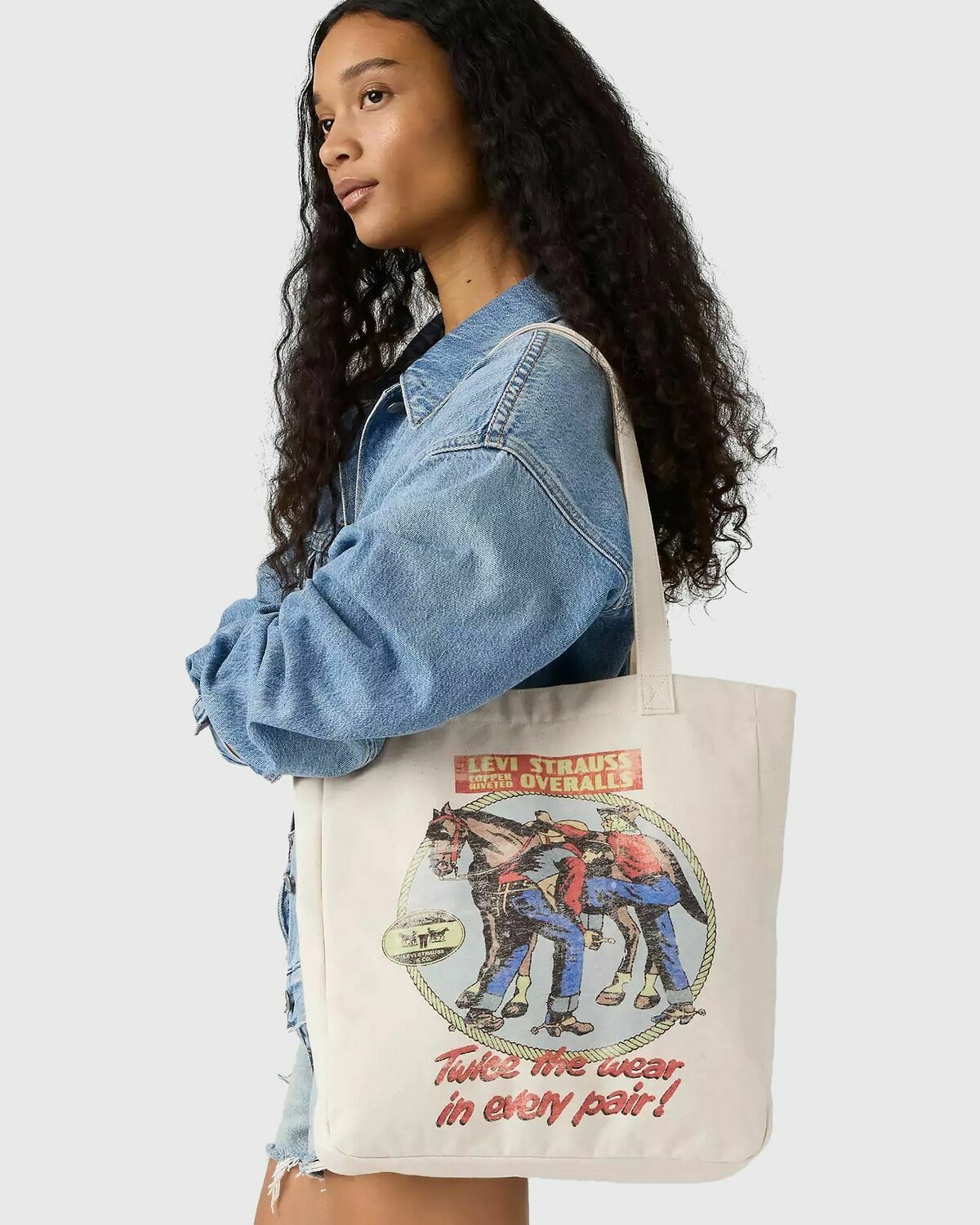 Levis EVERYDAY GRAPHIC TOTE Multi-color Mens Tote & Shopping Bag