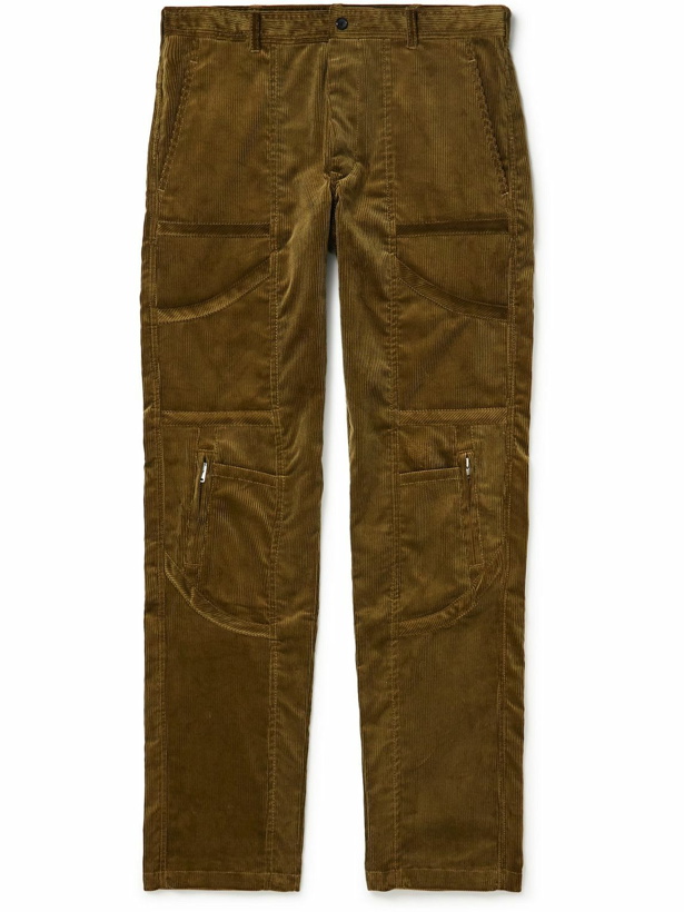 Photo: Comme des Garçons SHIRT - Straight-Leg Cotton-Corduroy Cargo Trousers - Brown