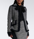 Nina Ricci Wool-blend tweed jacket