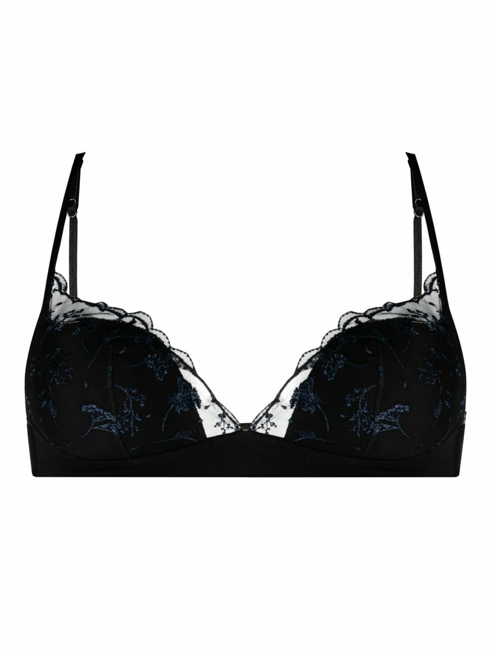Buy La Perla La Perla lingerie lace push-up bra in Blue 2024 Online