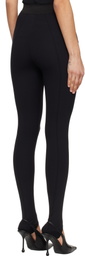 WARDROBE.NYC Black Opaque Stirrup Leggings