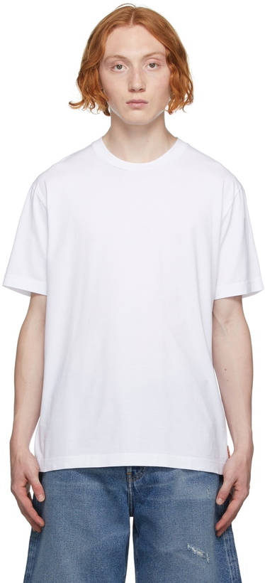 Photo: Acne Studios White High Neck T-Shirt