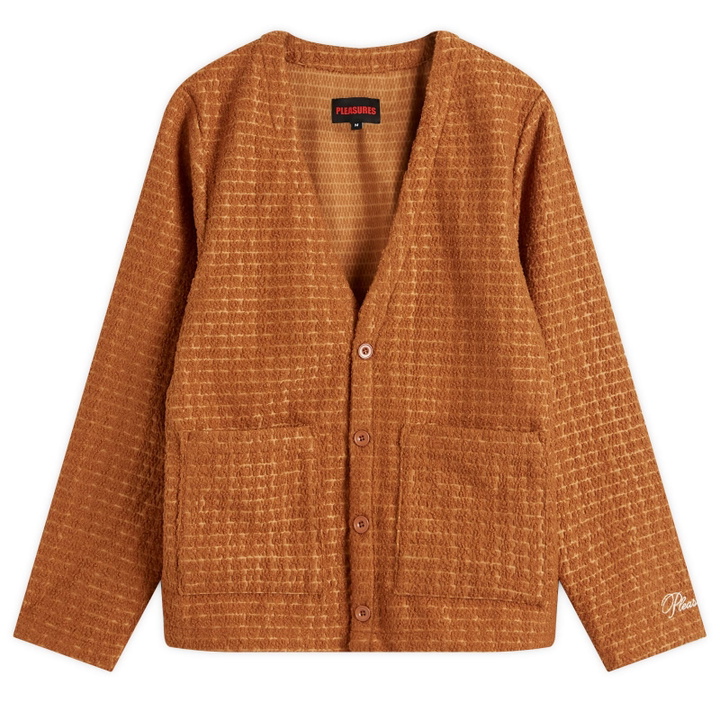 Photo: Pleasures Men's Boredom Cardigan in Brown