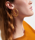 Saint Laurent Cassandre hoop earrings