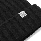 Norse Projects Men's Cashmere Wool Beanie in Black
