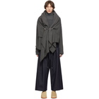 Fumito Ganryu Grey Blanket Jacket