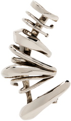 Alexander McQueen Silver Multi Hoop Ear Cuff