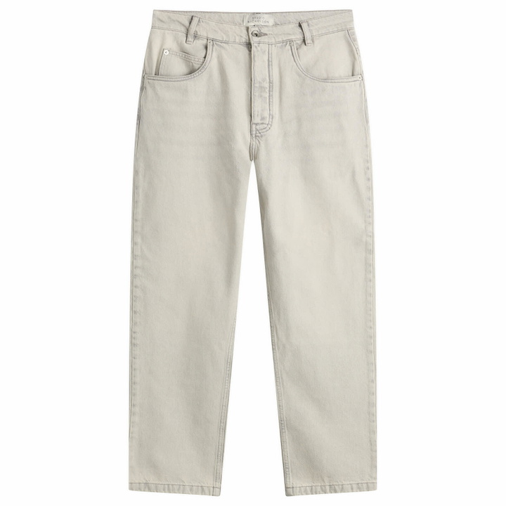 Photo: Studio Nicholson Women's Jura Carrot Leg Jean in Pumice