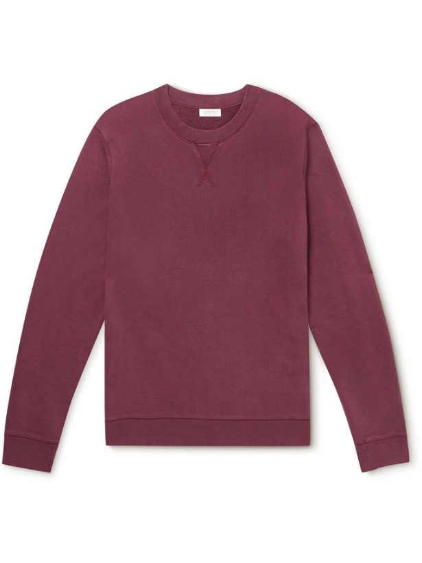 Photo: SUNSPEL - Cotton-Jersey Sweatshirt - Red