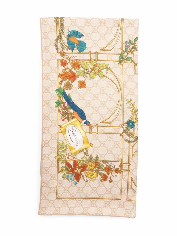 Photo: Gucci Printed Silk Scarf