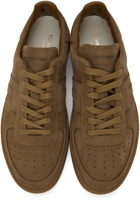 TOM FORD Khaki Suede Radcliffe Sneakers