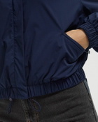 ROTATE Birger Christensen Crispy Woven Jacket Blue Womens Windbreaker