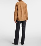 Blazé Milano Cleo suede bomber jacket