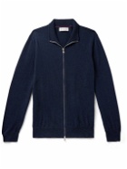 Brunello Cucinelli - Cashmere Zip-Up Sweater - Blue