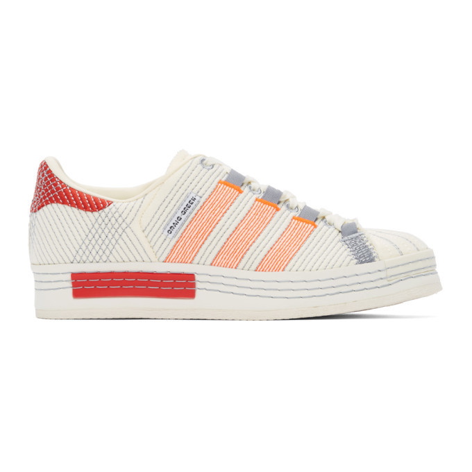 Photo: Craig Green Off-White and Grey adidas Edition Superstar Sneakers
