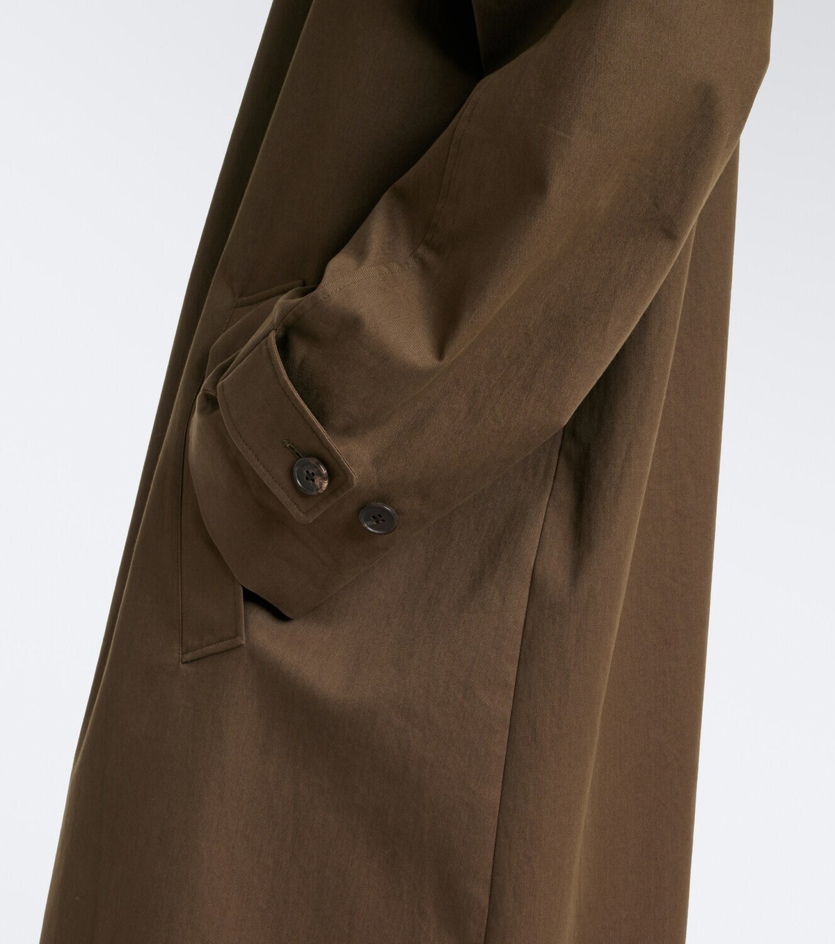 The Row Iza cotton gabardine coat