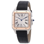 Cartier Santos Dumont Large Model Silver Dial Watch W2SA0037