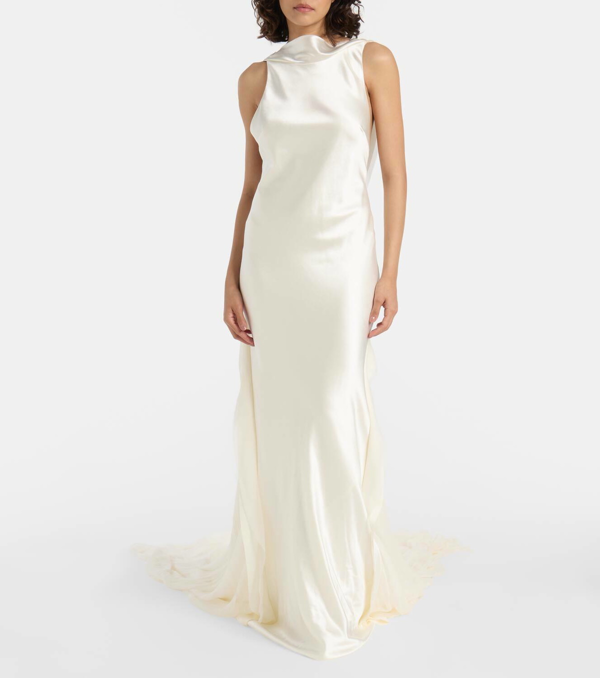 Danielle Frankel Bridal Arlo wool and silk gown