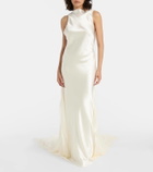 Danielle Frankel Bridal Arlo wool and silk gown