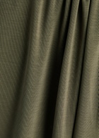 Helmut Lang Wind Draped Jersey Midi Dress Olive