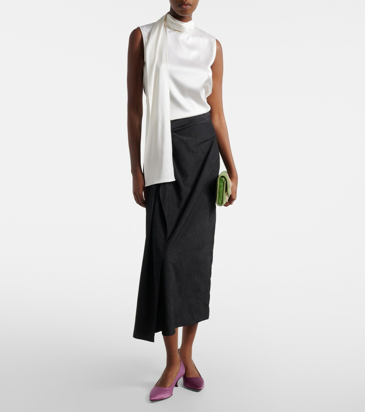 Herbert Levine Pump Du Jour satin pumps